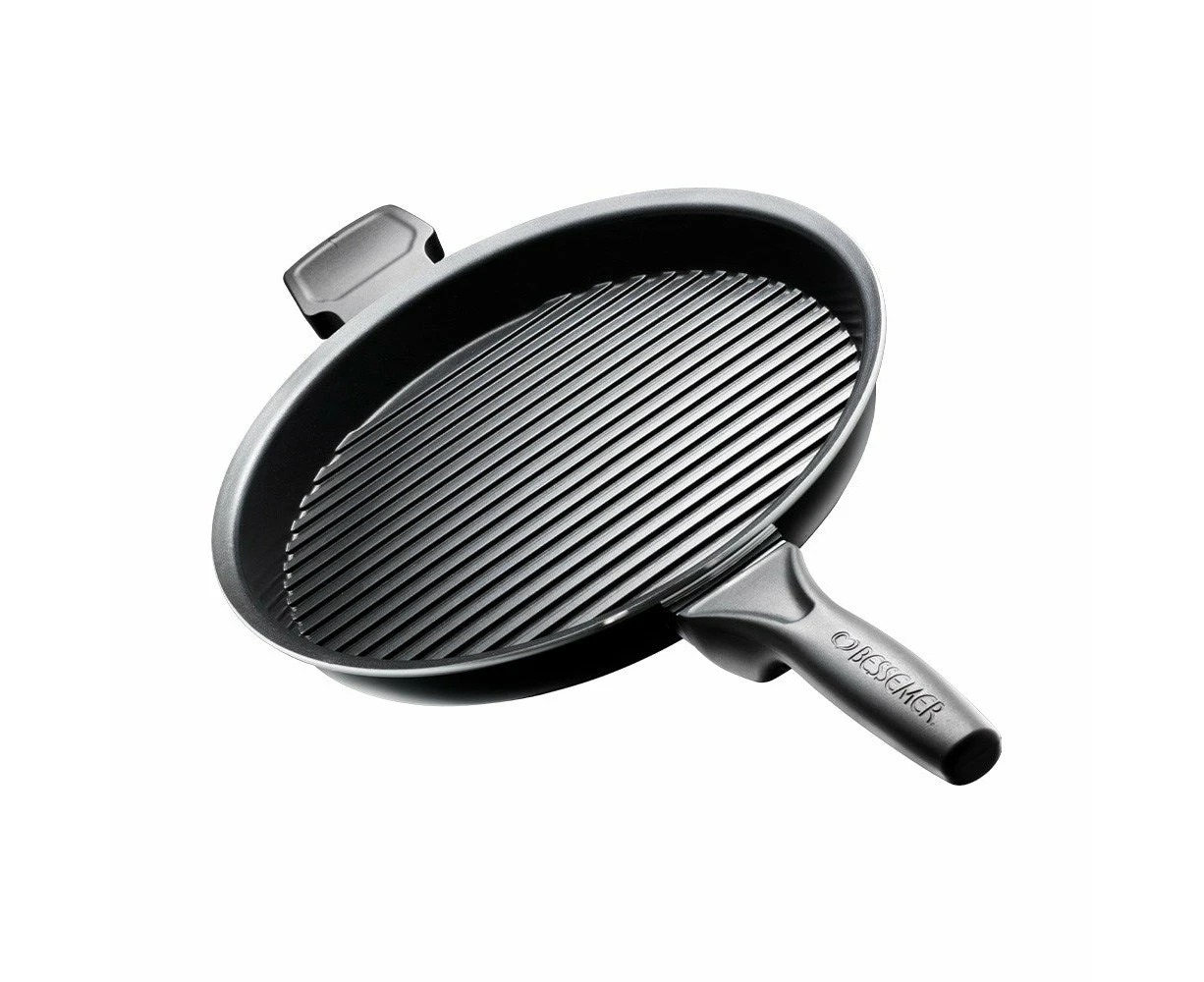 Bessemer Non Stick Grill Pan Ebony 32X4cm