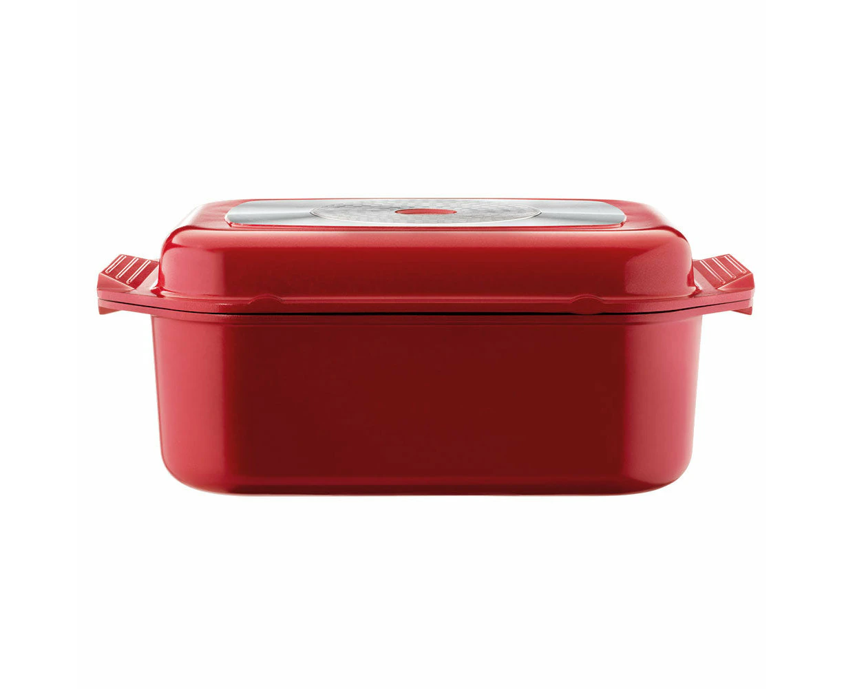 Bessemer Non Stick Roaster & Grill 34X24X12cm Red