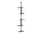 i.Pet Cat Tree 290cm Tower Scratching Post Scratcher Floor to Ceiling Cats Bed