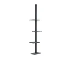 i.Pet Cat Tree 290cm Tower Scratching Post Scratcher Floor to Ceiling Cats Bed Grey