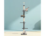 i.Pet Cat Tree 290cm Tower Scratching Post Scratcher Floor to Ceiling Cats Bed