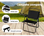 Levede Camping Chair Folding Outdoor Portable Foldable Fishing Beach Picnic