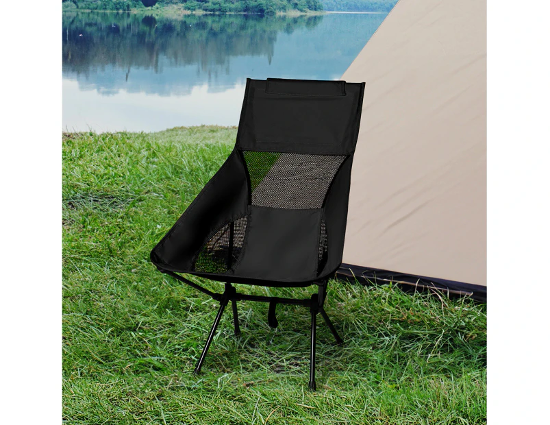 Levede Camping Chair Folding Outdoor Portable Lightweight Fishing Beach Picnic