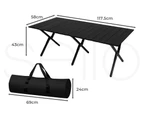 Levede Folding Camping Table Portable Picnic Desk Party Family Garden BBQ