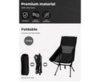 Levede Camping Chair Folding Outdoor Portable Lightweight Fishing Beach Picnic