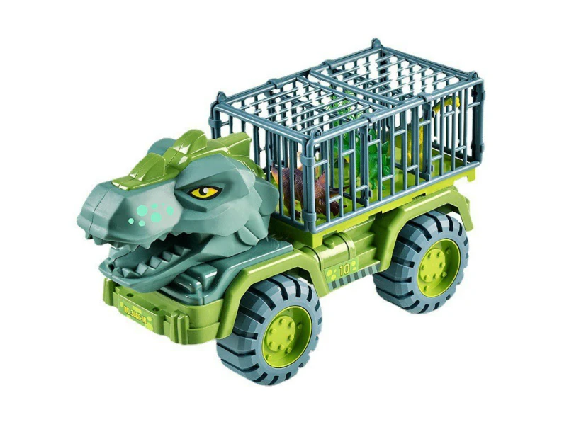 Dinosaur Truck Toys for Kids 3-5 Years, Tyrannosaurus Transport Car Carrier Truck with 15 Dino Figures,One egg and one tree