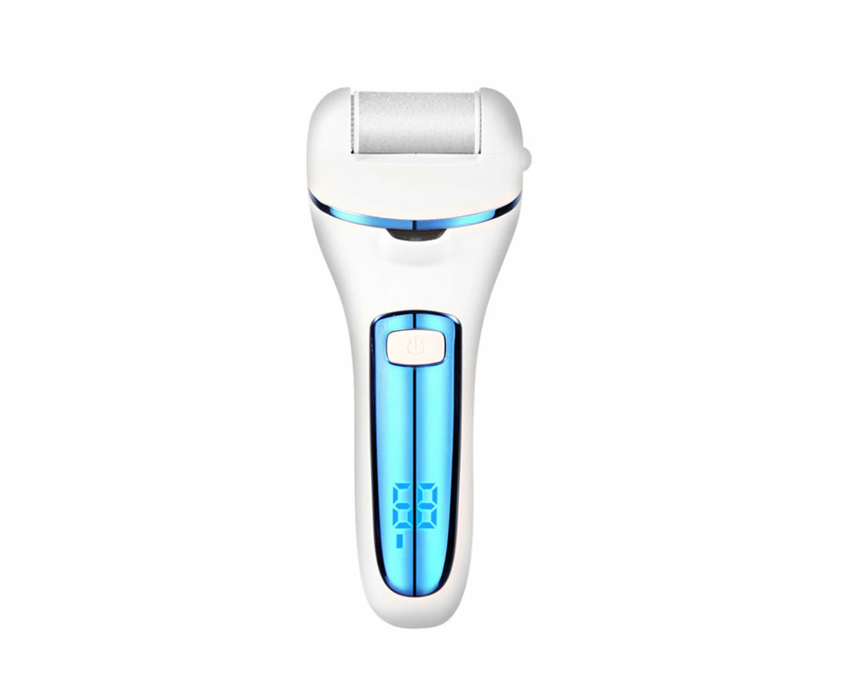 Electric Portable Foot Care File and Callus Remover - Blue