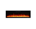 Rocco 1500w 60 Inch Recessed / Wall Mounted Electric Fireplace
