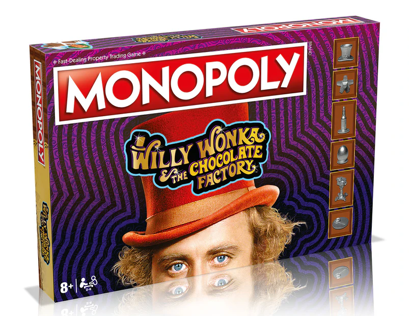 Monopoly Willy Wonka & the Chocolate Factory Edition Board Game