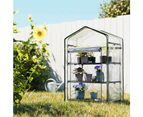 Green Fingers Greenhouse 3 Tiers Mini Green House Garden Bed Planter Box 1.28x0.7x0.5M