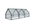 Green Fingers Greenhouse 2.7x0.9x0.9M Mini Green House Raised Garden Bed Planter Box