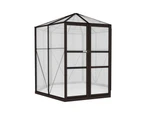 Greenfingers Greenhouse 2.4x2.1x2.32M Aluminium Polycarbonate Green House Garden Shed