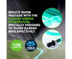 Garden Greens 2PK Hose Garden Soaker Tube UV Treated Lawn Garden Beds 15m