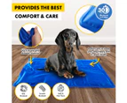 Pet Basic Dog Cooling Mat Instant Relief Non Toxic Medium 40cm x 50cm