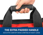 TOPEX 16-inch Tool Bag Multi-pocket Tool Organizer with Adjustable Shoulder Strap
