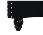 Foret Bed Head Double Size Headboard Bedhead Frame Black