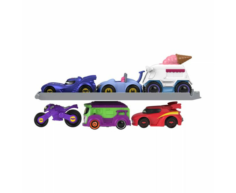  Fisher-Price DC Batwheels Toy Hauler and Car, Bat-Big Rig with  Ramp and Bam The Batmobile 1:55 Scale Diecast Toy Vehicle, Ages 3+ Years :  Toys & Games