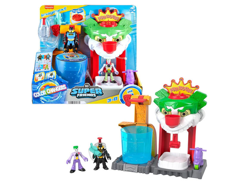 Imaginext DC Super Friends Colour Changers The Joker Funhouse Playset