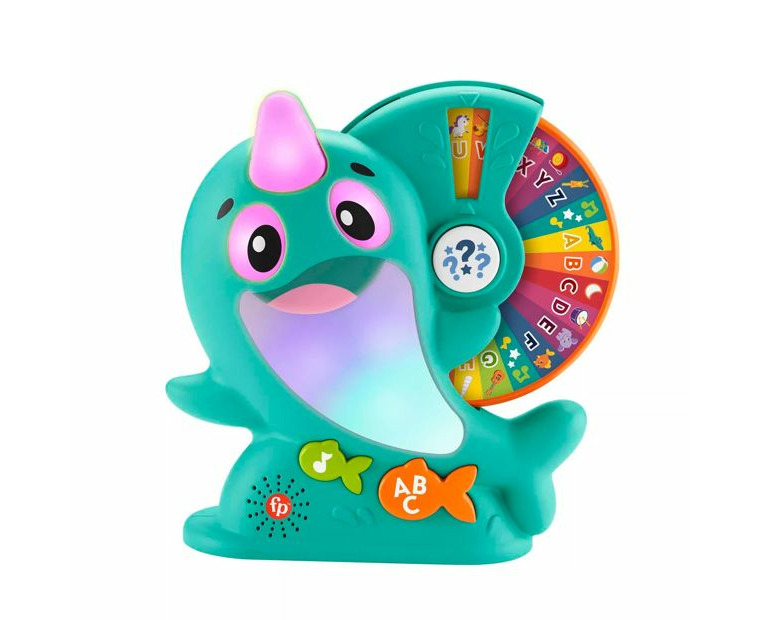 Fisher-Price Linkimals Learning Narwhal Musical Toy