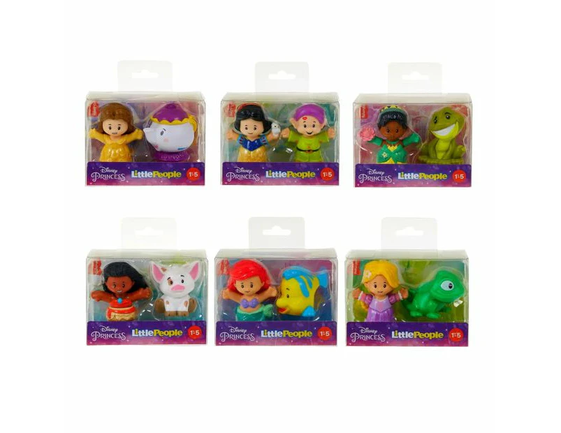 Little People Disney Princess 2-Figure Sets by Fisher-Price - Assorted* - Multi
