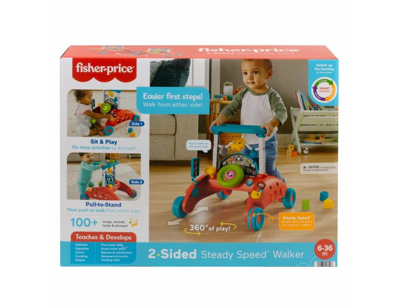 Fisher-Price 2-Sided Steady Speed Walker