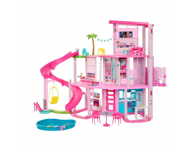 Barbie Dreamhouse Pool Party Doll House - Pink