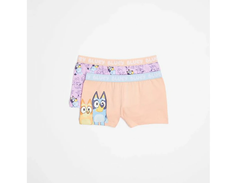 Bluey Girls Cotton Shorties - 2 Pack - Multi