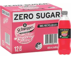 Schweppes Raspberry Zero Sugar 450ML X 12 Pack