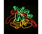 Jingle Jollys Christmas Lights 76cm Bells 216 LED Decorations