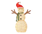 Jingle Jollys Christmas Lights 97cm Snowman 80 LED Decorations