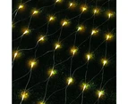 Jingle Jollys ChristmasLights  4mx6m Net String Light 1000 LED Warm White