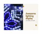 Jingle Jollys Christmas Lights 82cm Snow 304 LED Decorations