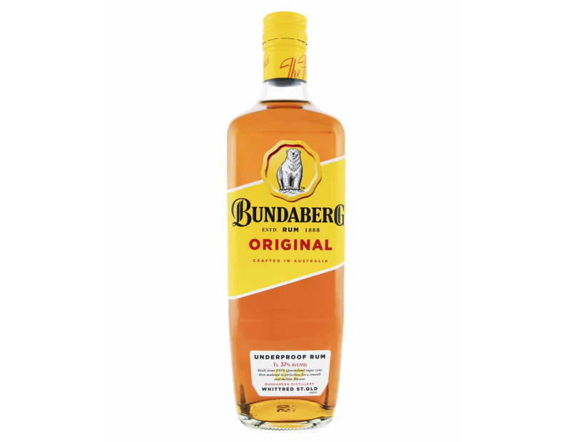 Bundaberg Original Rum 1L Bottle - 1 litre