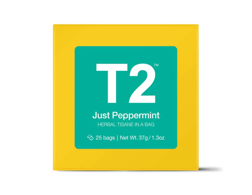 T2 Tea Just Peppermint Herbal Tisane Bags 25 Pack