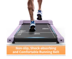 Advwin Electric Treadmill Under Desk Walking Pad Home Office Gym Exercise Fitness Equipment Purple