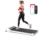 Advwin Walking Pad Treadmill Electric Treadmill for Home Office Gym Exercise Fitness Walking Machine White