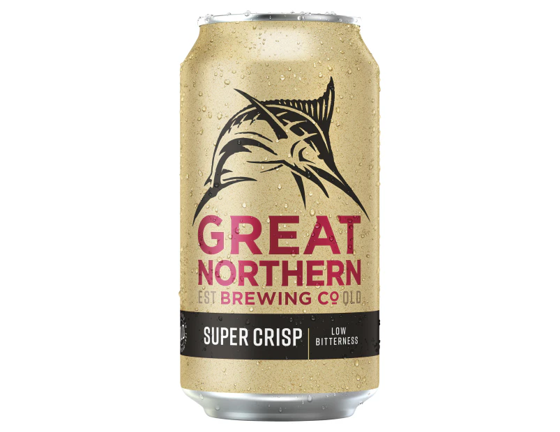 Great Northern Super Crisp Lager Beer Case 24 x 375mL Cans