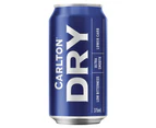 Carlton Dry Beer 24 x 375mL Cans