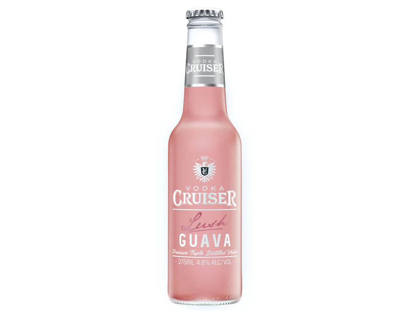 Vodka Cruiser Lush Guava 4.6% 24 x 275mL Bottles