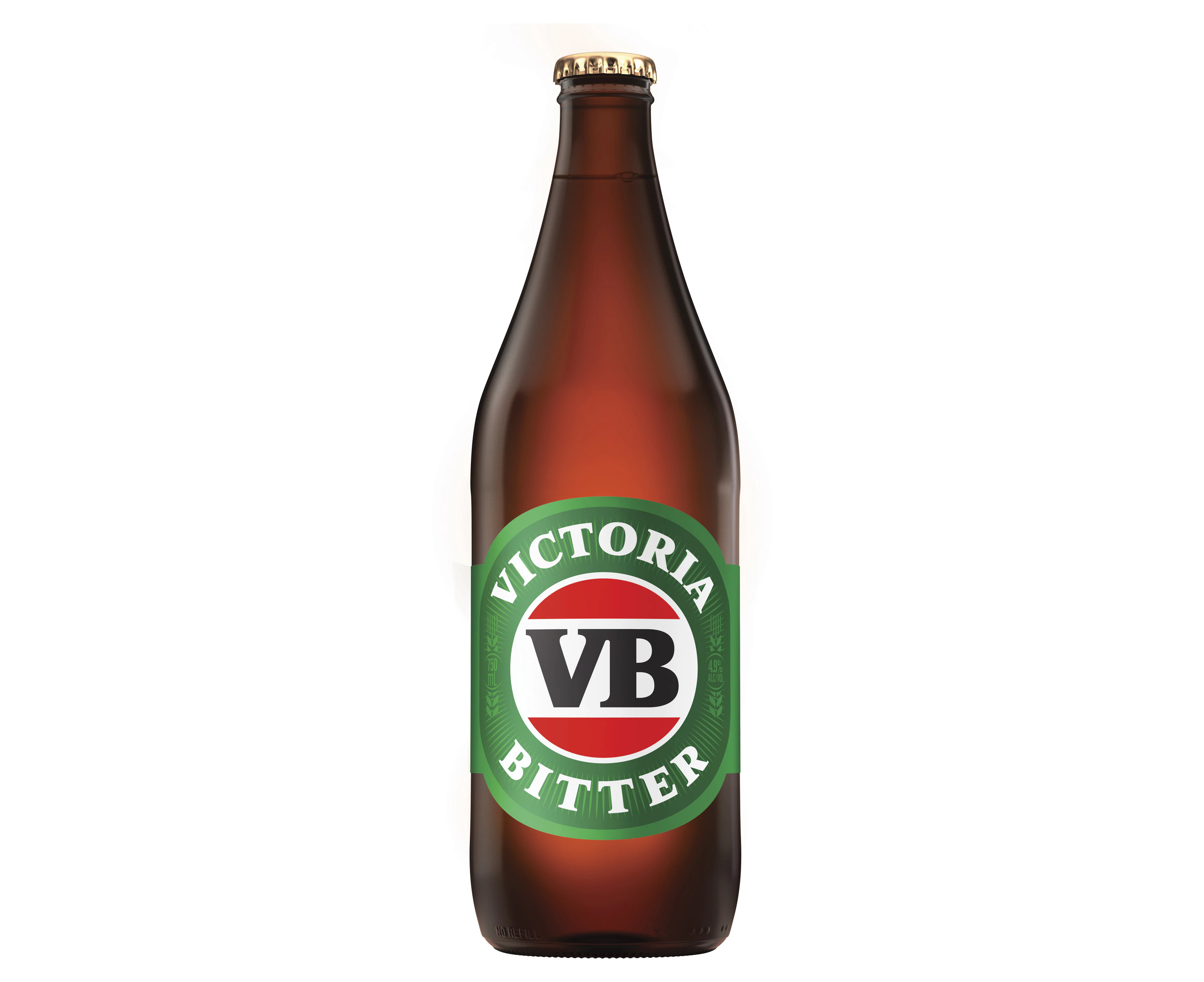 Victoria Bitter Beer Case 12 x 750mL Bottles