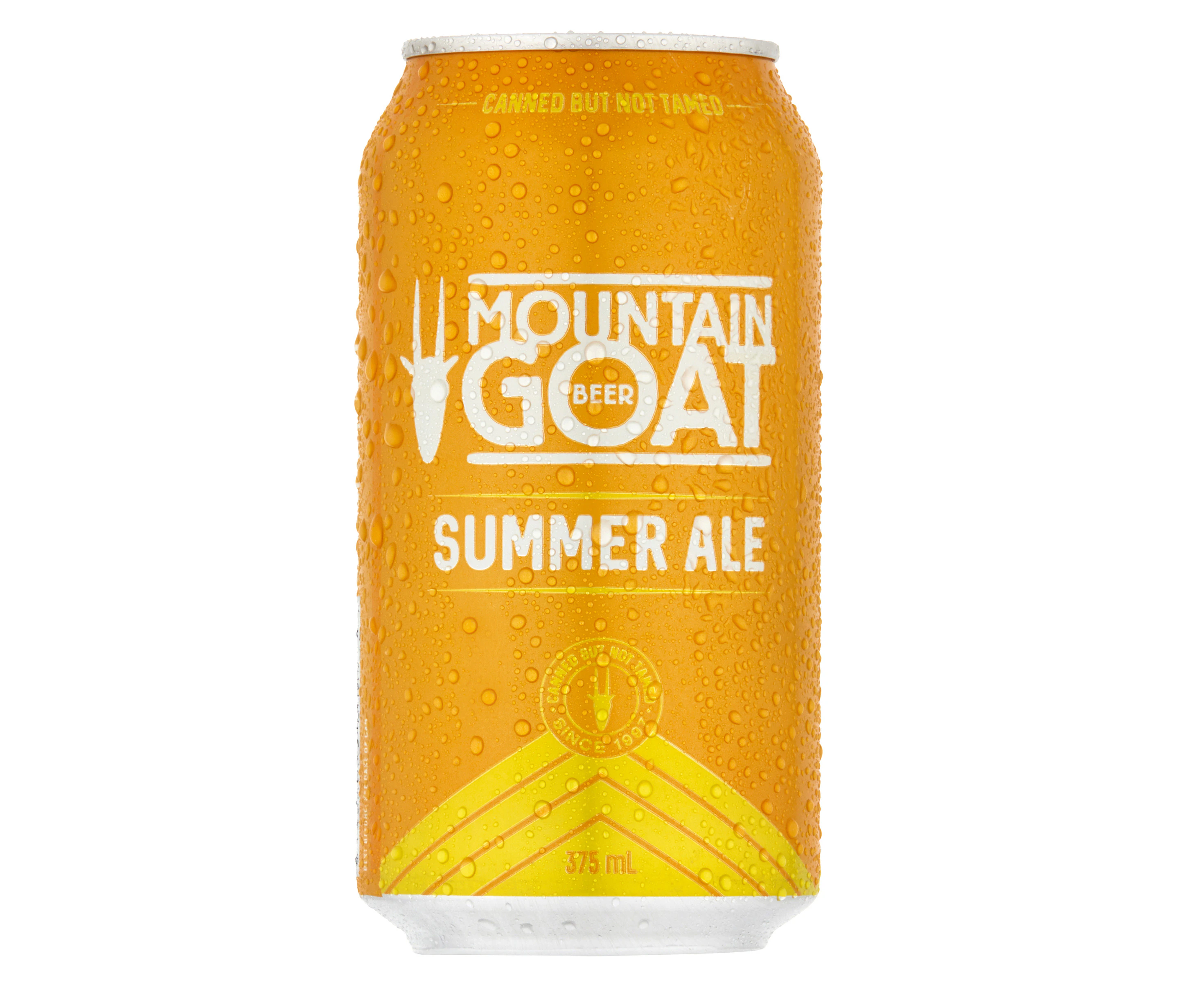 Mountain Goat Summer Ale Beer 24 x 375mL Cans