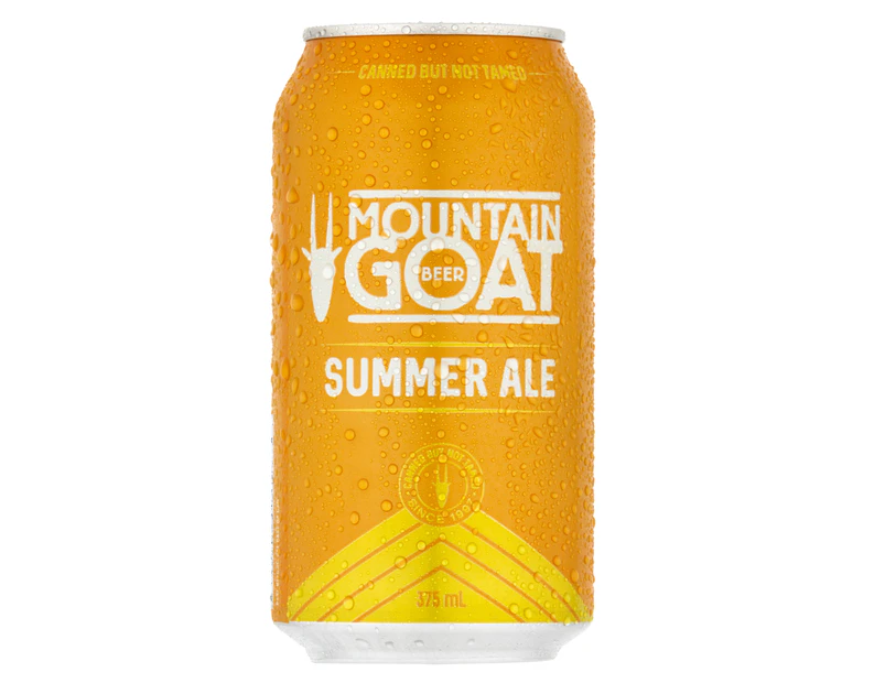 Mountain Goat Summer Ale Beer 24 x 375mL Cans