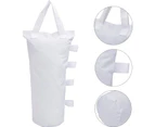 Canopy Weights Bag Leg Weight for Pop up Canopy Tent, Sand Bags for Patio Umbrella Instant Outdoor Sun Shelter (4-Pack ) - White