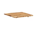 vidaXL Table Top Solid Acacia Wood 58x(50-60)x2.5 cm