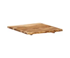 vidaXL Table Top Solid Acacia Wood 58x(50-60)x2.5 cm