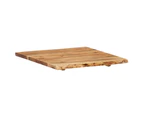 vidaXL Table Top Solid Acacia Wood 58x(50-60)x2.5 cm