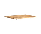 vidaXL Table Top Solid Acacia Wood 80x(50-60)x2.5 cm