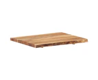 vidaXL Table Top Solid Acacia Wood 80x(50-60)x3.8 cm