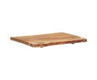 vidaXL Table Top Solid Acacia Wood 80x(50-60)x3.8 cm