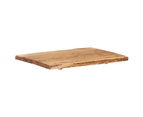 vidaXL Table Top Solid Acacia Wood 80x(50-60)x3.8 cm